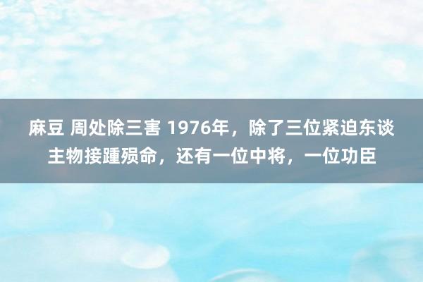 麻豆 周处除三害 1976年，除了三位紧迫东谈主物接踵殒命，还有一位中将，一位功臣