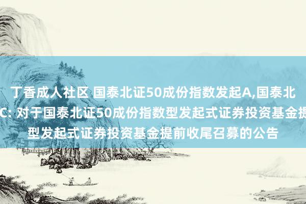 丁香成人社区 国泰北证50成份指数发起A，国泰北证50成份指数发起C: 对于国泰北证50成份指数型发起式证券投资基金提前收尾召募的公告