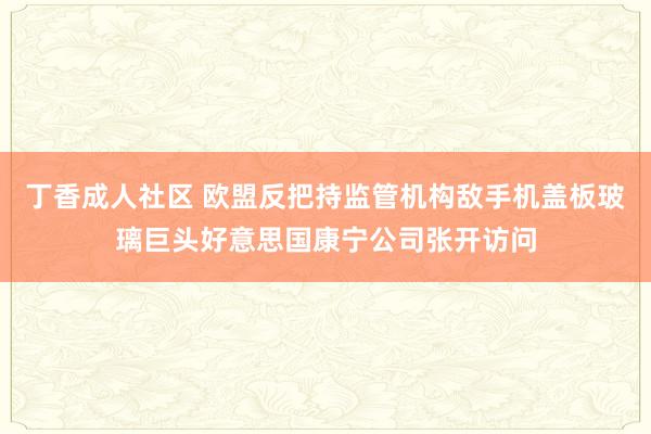 丁香成人社区 欧盟反把持监管机构敌手机盖板玻璃巨头好意思国康宁公司张开访问